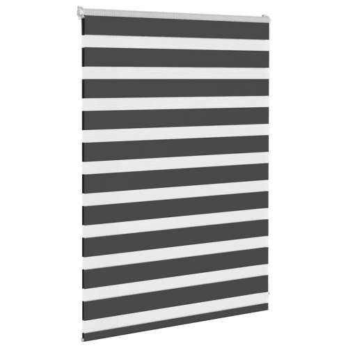 Zavjesa zebra crna 105x100 cm širina tkanine 100,9 cm poliester - Crna 105 x 100 cm Cijena