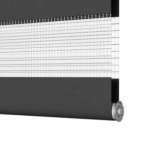 Zavjesa zebra crna 50x150 cm širina tkanine 45,9 cm poliester - Crna 50 x 150 cm Cijena