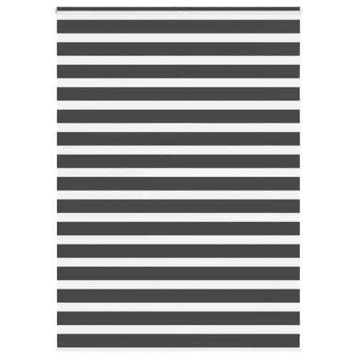 Zavjesa zebra crna 160x230 cm širina tkanine 155,9 cm poliester - Crna 160 x 230 cm Cijena