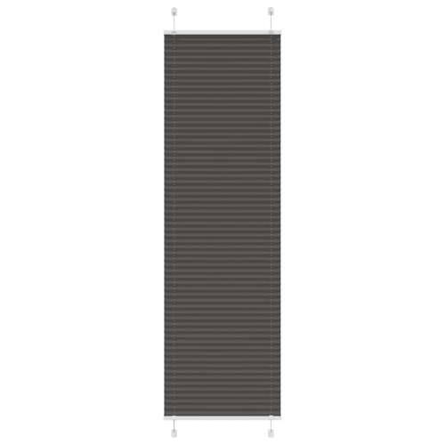 Plisirana roleta crna 60x200 cm širina tkanine 59,4 cm - Crna 60 x 200 cm Cijena