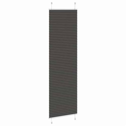 Plisirana roleta crna 60x200 cm širina tkanine 59,4 cm - Crna 60 x 200 cm Cijena