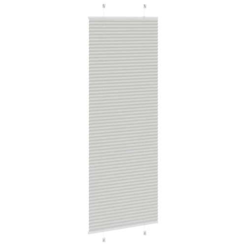 Plisirana roleta svijetlosiva 70x200 cm širina tkanine 69,4 cm - Svjetlosiva 70 x 200 cm Cijena