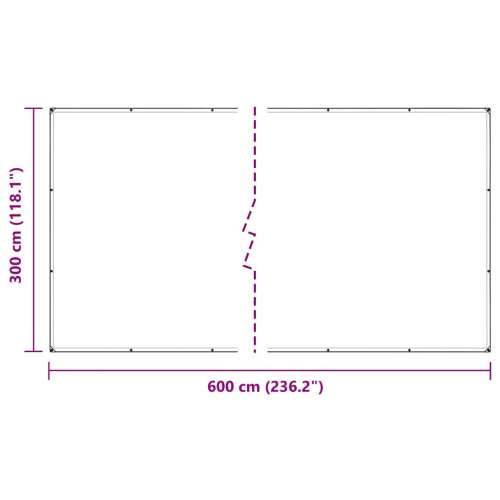 Prozirna cerada s ušicama 3x6 m polietilen - 3 x 6 m 1 Cijena
