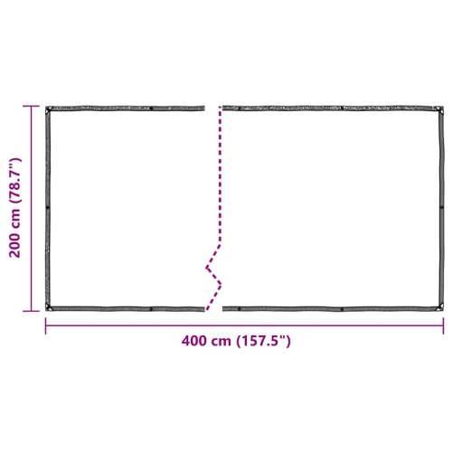 Prozirna cerada s ušicama 2x4 m polietilen - 2 x 4 m 1 Cijena