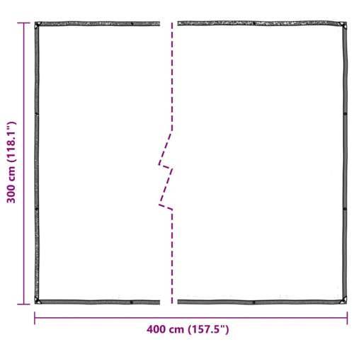 Prozirna cerada s ušicama 3x4 m polietilen - 3 x 4 m 1 Cijena