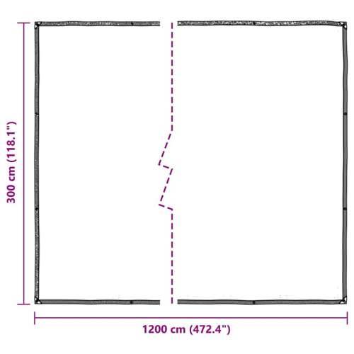 Prozirna cerada s ušicama 3x12 m polietilen - 3 x 12 m 1 Cijena