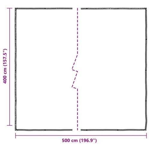 Prozirna cerada s ušicama 4x5 m polietilen - 4 x 5 m 1 Cijena