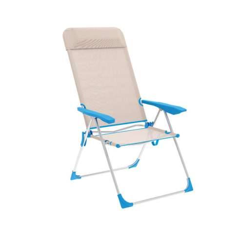 Sklopivu Stolicu Marbueno Plava Bež 69 x 109 x 58 cm Cijena