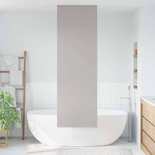 Rolo zavjesa za tuš 60x240 cm širina tkanine 56 cm - Svjetlosiva 60 x 240 cm bez kazete Cijena