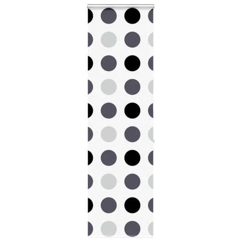 Rolo zavjesa za tuš s kazetom 80x240 cm širina tkanine 76 cm - Krugovi 80 x 240 cm s kazetom Cijena