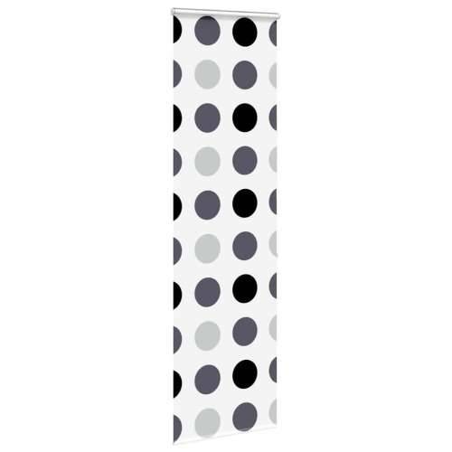 Rolo zavjesa za tuš s kazetom 80x240 cm širina tkanine 76 cm - Krugovi 80 x 240 cm s kazetom Cijena