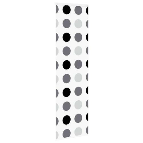 Rolo zavjesa za tuš s kazetom 80x240 cm širina tkanine 76 cm - Krugovi 80 x 240 cm s kazetom Cijena