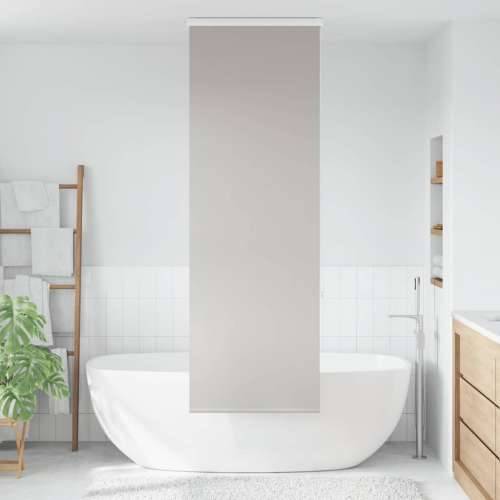 Rolo zavjesa za tuš s kazetom 80x240 cm širina tkanine 76 cm - Svjetlosiva 80 x 240 cm s kazetom Cijena