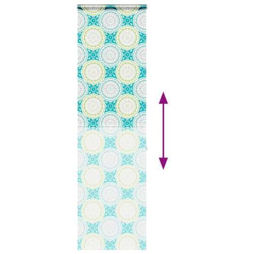 Rolo zavjesa za tuš s kazetom 60x240 cm širina tkanine 56 cm - Ornament 60 x 240 cm s kazetom Cijena