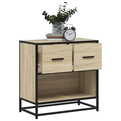 Noćni ormarić Sonoma hrast 60x31x60cm Konstruirano drvo i metal - sonoma hrast 1 Cijena