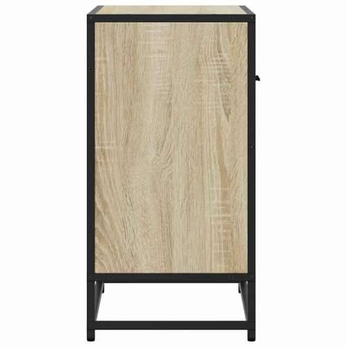 Noćni ormarić Sonoma hrast 60x31x60cm Konstruirano drvo i metal - sonoma hrast 1 Cijena