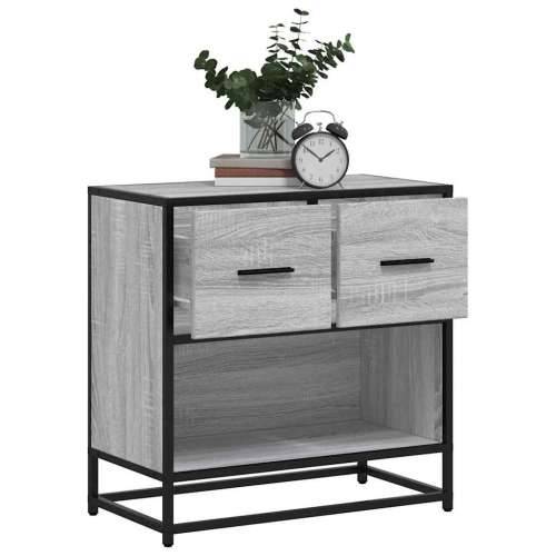 Noćni ormarić Sivi Sonoma 60x31x60 cm Konstruirano drvo i metal - Sivi hrast sonoma 1 Cijena