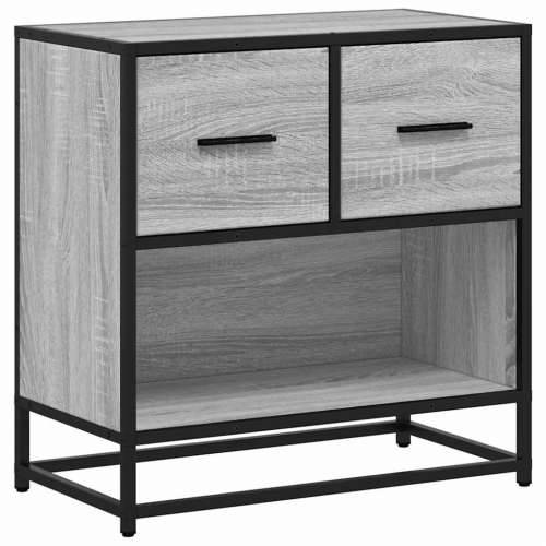 Noćni ormarić Sivi Sonoma 60x31x60 cm Konstruirano drvo i metal - Sivi hrast sonoma 1 Cijena