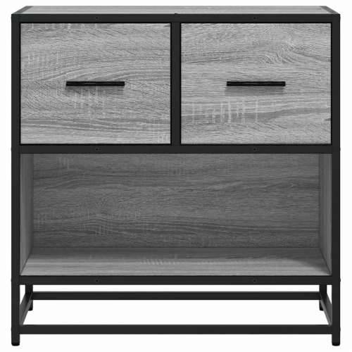 Noćni ormarić Sivi Sonoma 60x31x60 cm Konstruirano drvo i metal - Sivi hrast sonoma 1 Cijena