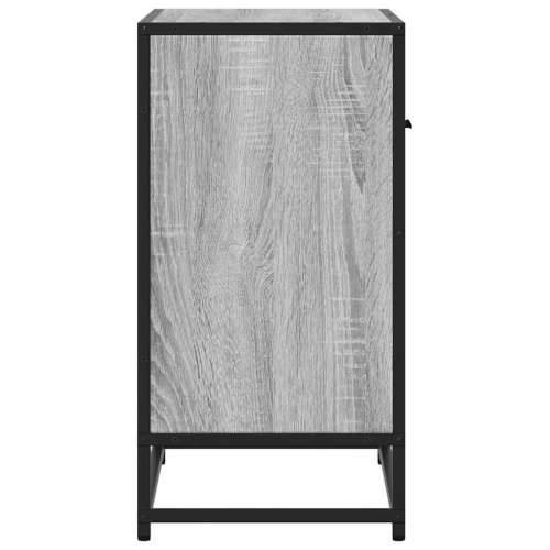Noćni ormarić Sivi Sonoma 60x31x60 cm Konstruirano drvo i metal - Sivi hrast sonoma 1 Cijena
