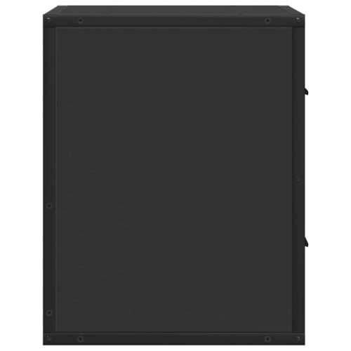 Zidni noćni ormarići 2 kom crni 40x31x39,5 cm - Crna 2 Cijena