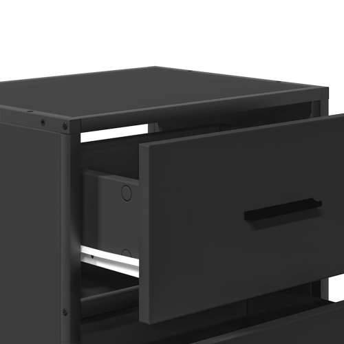 Zidni noćni ormarići 2 kom crni 40x31x39,5 cm - Crna 2 Cijena