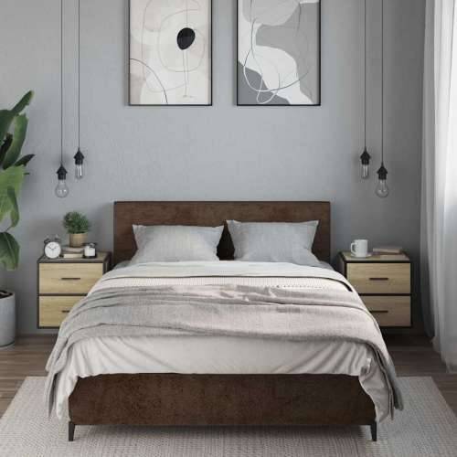 Zidni noćni ormarići 2 kom sonoma hrast 40x31x39,5 cm - sonoma hrast 2 Cijena