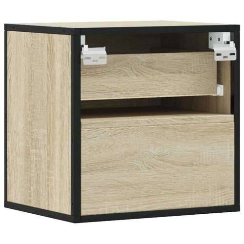 Zidni noćni ormarići 2 kom sonoma hrast 40x31x39,5 cm - sonoma hrast 2 Cijena