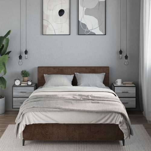 Zidni noćni ormarići 2 kom Sivi Sonoma 40x31x39,5 cm - Sivi hrast sonoma 2 Cijena