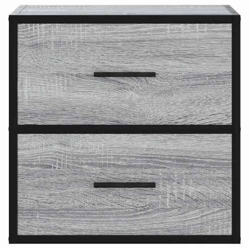 Zidni noćni ormarići 2 kom Sivi Sonoma 40x31x39,5 cm - Sivi hrast sonoma 2 Cijena