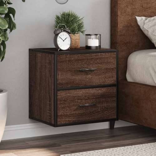 Zidni noćni ormarići 2 kom smeđi hrast 40x31x39,5 cm - Smeđi hrast 2 Cijena