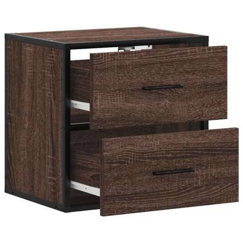 Zidni noćni ormarići 2 kom smeđi hrast 40x31x39,5 cm - Smeđi hrast 2 Cijena