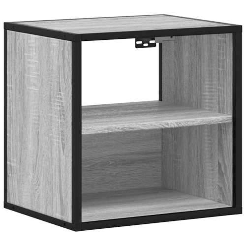 Zidni noćni ormarić Sivi Sonoma 40x31x39,5 cm - Sivi hrast sonoma 1 Cijena