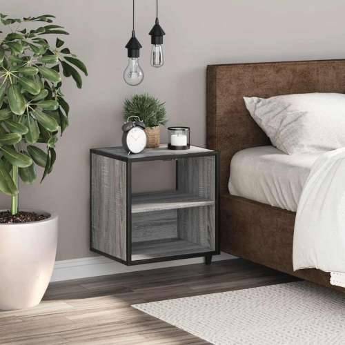 Zidni noćni ormarić Sivi Sonoma 40x31x39,5 cm - Sivi hrast sonoma 1 Cijena