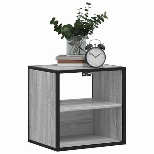 Zidni noćni ormarić Sivi Sonoma 40x31x39,5 cm - Sivi hrast sonoma 1 Cijena