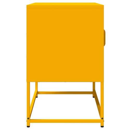 TV ormarić senf žuta 68x39x60,5 cm hladno valjani čelik - žuta boja senfa 1 68 cm Cijena