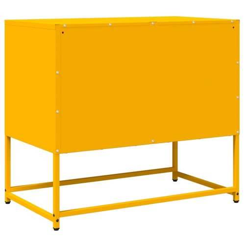 TV ormarić senf žuta 68x39x60,5 cm hladno valjani čelik - žuta boja senfa 1 68 cm Cijena