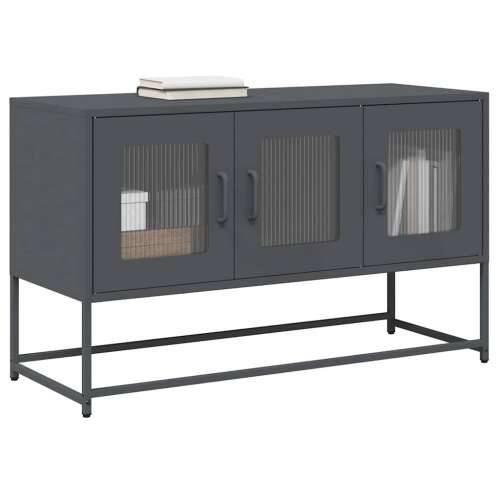 TV ormarić antracit 100,5x39x60,5 cm hladno valjani čelik - Antracit 1 100.5 cm Cijena