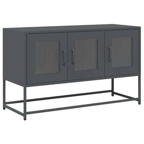 TV ormarić antracit 100,5x39x60,5 cm hladno valjani čelik - Antracit 1 100.5 cm Cijena