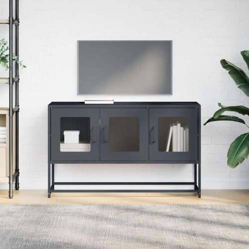 TV ormarić antracit 100,5x39x60,5 cm hladno valjani čelik - Antracit 1 100.5 cm Cijena