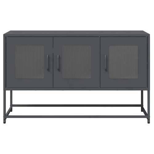 TV ormarić antracit 100,5x39x60,5 cm hladno valjani čelik - Antracit 1 100.5 cm Cijena