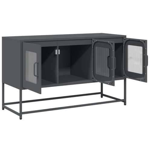 TV ormarić antracit 100,5x39x60,5 cm hladno valjani čelik - Antracit 1 100.5 cm Cijena