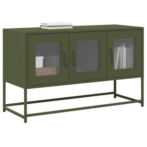 TV ormarić maslinasto zeleni 100,5x39x60,5 cm - Maslinovo zelena 1 100.5 cm Cijena