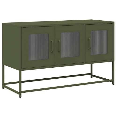 TV ormarić maslinasto zeleni 100,5x39x60,5 cm - Maslinovo zelena 1 100.5 cm Cijena