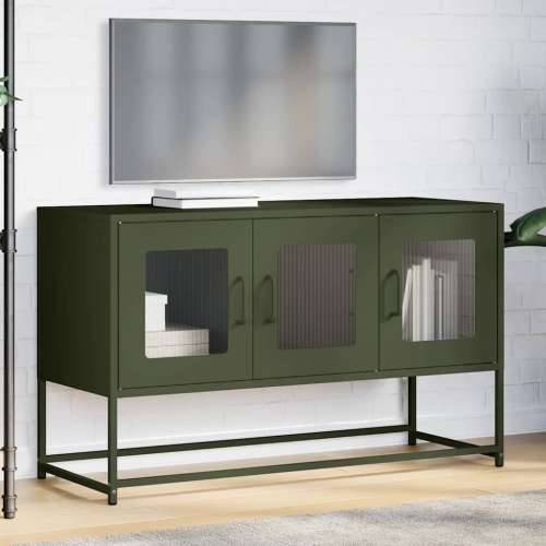 TV ormarić maslinasto zeleni 100,5x39x60,5 cm - Maslinovo zelena 1 100.5 cm Cijena