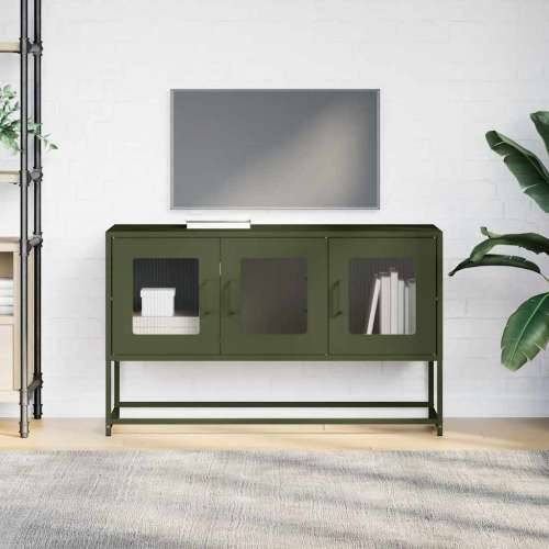 TV ormarić maslinasto zeleni 100,5x39x60,5 cm - Maslinovo zelena 1 100.5 cm Cijena
