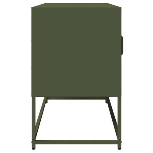 TV ormarić maslinasto zeleni 100,5x39x60,5 cm - Maslinovo zelena 1 100.5 cm Cijena