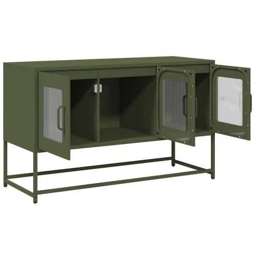 TV ormarić maslinasto zeleni 100,5x39x60,5 cm - Maslinovo zelena 1 100.5 cm Cijena