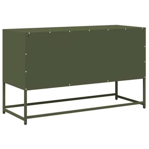 TV ormarić maslinasto zeleni 100,5x39x60,5 cm - Maslinovo zelena 1 100.5 cm Cijena