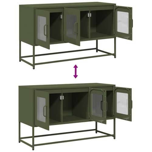 TV ormarić maslinasto zeleni 100,5x39x60,5 cm - Maslinovo zelena 1 100.5 cm Cijena